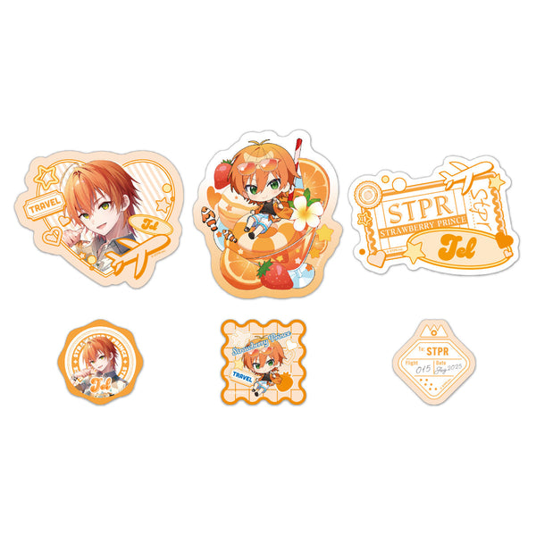 すとぷり スライダーポーチ＆ステッカーセット(Summer Trip ver.!!/ジェル)