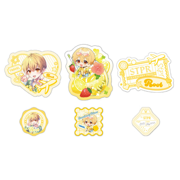 すとぷり スライダーポーチ＆ステッカーセット(Summer Trip ver.!!/るぅと)