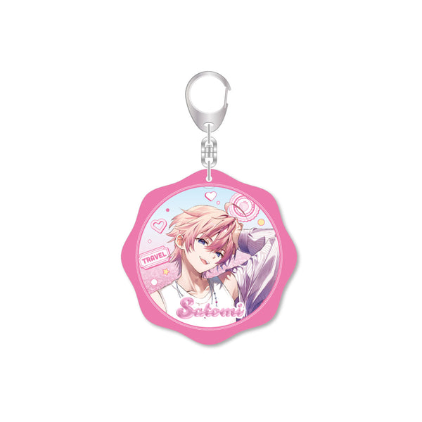 すとぷり グリッターアクリルキーホルダー(Summer Trip ver.!!/さとみ)