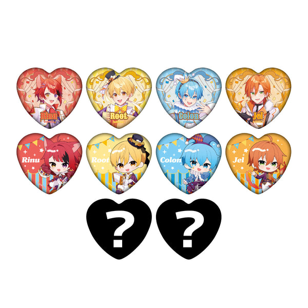 すとぷり ハート缶バッジくじ(Strawberry Circus ver.!!)