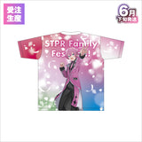 【受注生産/6月下旬発送】STPR Family Festival!! フルグラフィックTシャツ(AMPTAKxCOLORS けちゃ)＜受付期間：～4/27＞