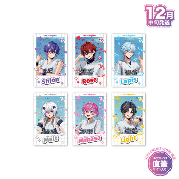 【受注生産/12月中旬発送】STPR Family ランダムフォトカード(めておら - Meteorites -)＜受付期間：～9/28＞