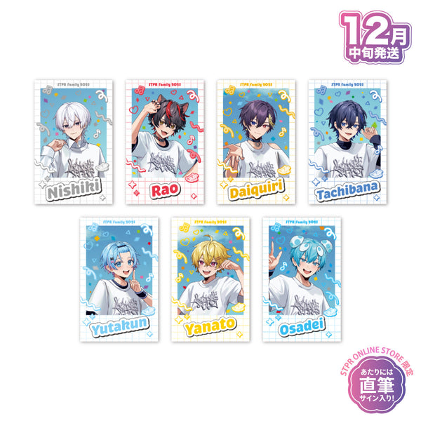 【受注生産/12月中旬発送】STPR Family ランダムフォトカード(すにすて - SneakerStep)＜受付期間：～9/28＞