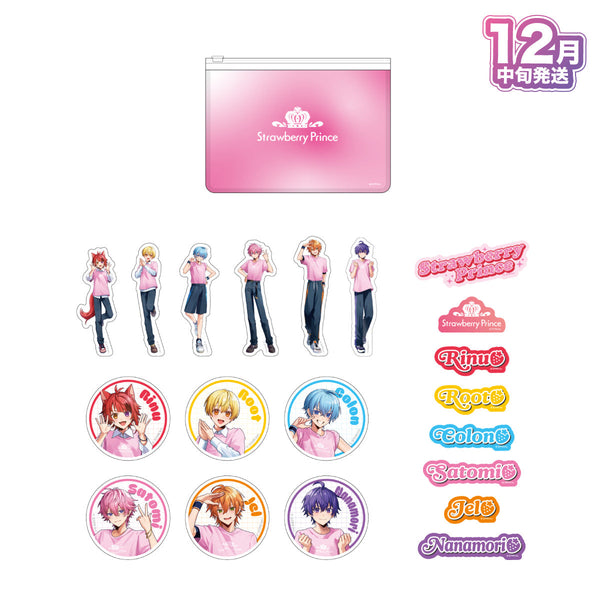 【受注生産/12月中旬発送】STPR Family スライダーポーチ＆ステッカーセット(すとぷり)＜受付期間：～9/28＞