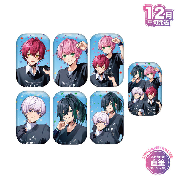 【受注生産/12月中旬発送】STPR Family ランダムスクエア缶バッジ(騎士X - Knight X -)＜受付期間：～9/28＞