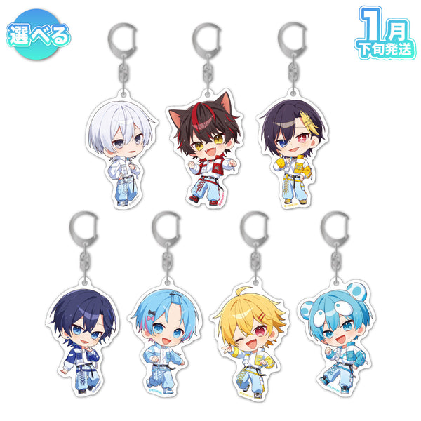 【受注生産/1月下旬発送】STPR Family アクリルキーホルダー(すにすて - SneakerStep)＜受付期間：～11/24＞