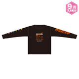 【9月下旬発送】AMPTAKxCOLORS ロングTシャツ(AMPTAKx侵略計画レインボーロード中93％ ver./BLACK)＜受付期間：～8/16＞