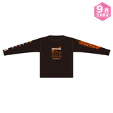 【9月下旬発送】AMPTAKxCOLORS ロングTシャツ(AMPTAKx侵略計画レインボーロード中93％ ver./BLACK)＜受付期間：～8/16＞