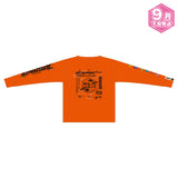 【9月下旬発送】AMPTAKxCOLORS ロングTシャツ(AMPTAKx侵略計画レインボーロード中93％ ver./ORANGE)＜受付期間：～8/16＞