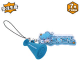【受注生産/7月下旬発送】AMPTAKxCOLORS メガホンチャーム付きアクリルネームストラップ(ちぐさくん)＜受付期間：～6/1＞