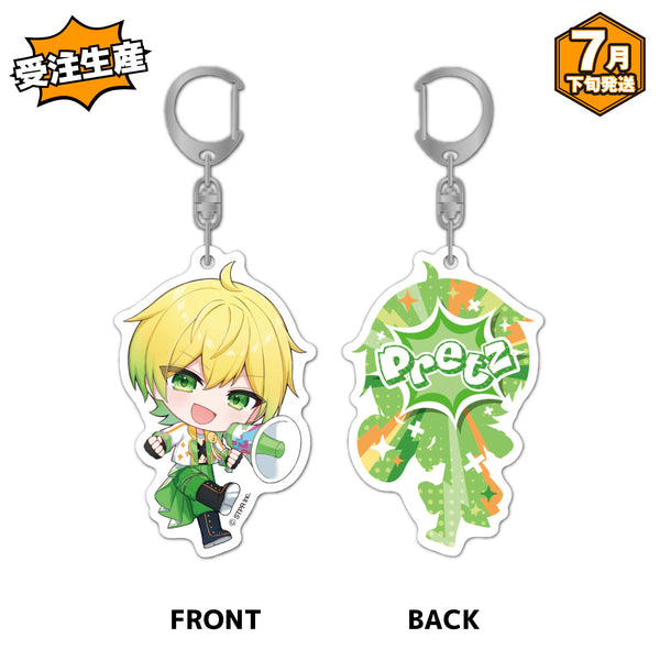 【受注生産/7月下旬発送】AMPTAKxCOLORS アクリルキーホルダー(AMPTAKxレインボーロード中77% ver./ぷりっつ)＜受付期間：～6/1＞