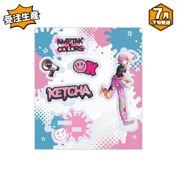 【受注生産/7月下旬発送】AMPTAKxCOLORS カスタムアクリルチャーム(けちゃ)＜受付期間：～6/1＞