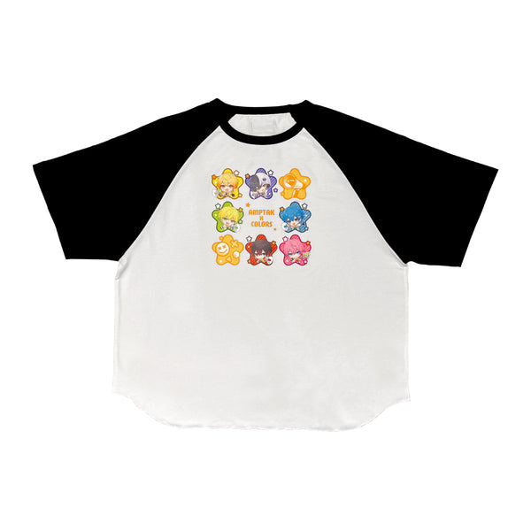 AMPTAKxCOLORS ラグランTシャツ(AMPTAKxレインボーロード中77% ver.)＜受付期間：～6/1＞