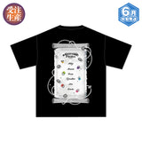 【受注生産/6月中旬発送】AMPTAKxCOLORS Tシャツ(AMPTAK海賊団xレインボーロード中88％ ver./BLACK)＜受付期間：～4/12＞