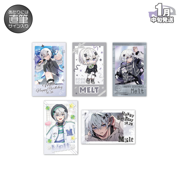 【受注生産/1月中旬発送】メルト・ダ・テンシ BIRTHDAY GOODS 2025 ランダムフォトカード＜受付期間：～11/9＞