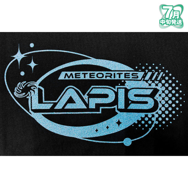 【7月中旬発送】めておら - Meteorites - グリッターロゴTシャツ(-FIRST 1MPACT- ver./Lapis)＜受付期間：～7/13＞