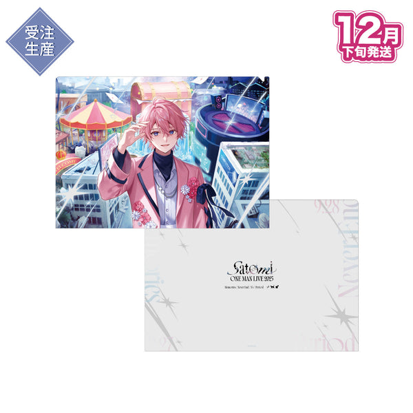 【受注生産/12月下旬発送】さとみ クリアファイル(Satomi ONE MAN LIVE 2025 ver.)＜受付期間：～10/26＞