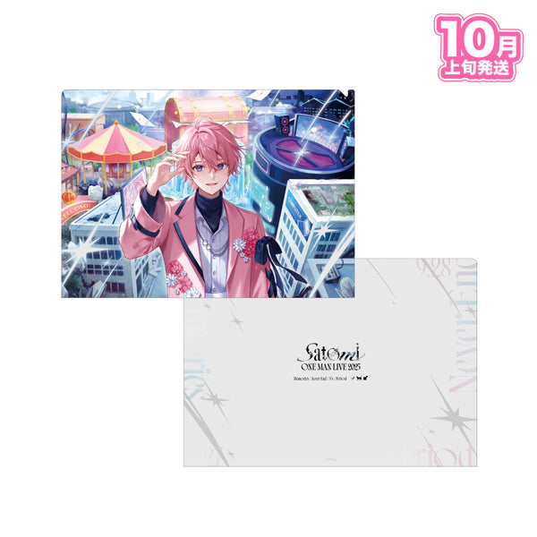 【10月上旬発送】さとみ クリアファイル(Satomi ONE MAN LIVE 2025 ver.)＜受付期間：～9/15＞