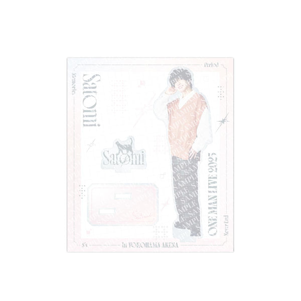 【会場受取】さとみ アクリルスタンド(Satomi ONE MAN LIVE 2025 ver./Type B)＜受付期間：～9/5＞