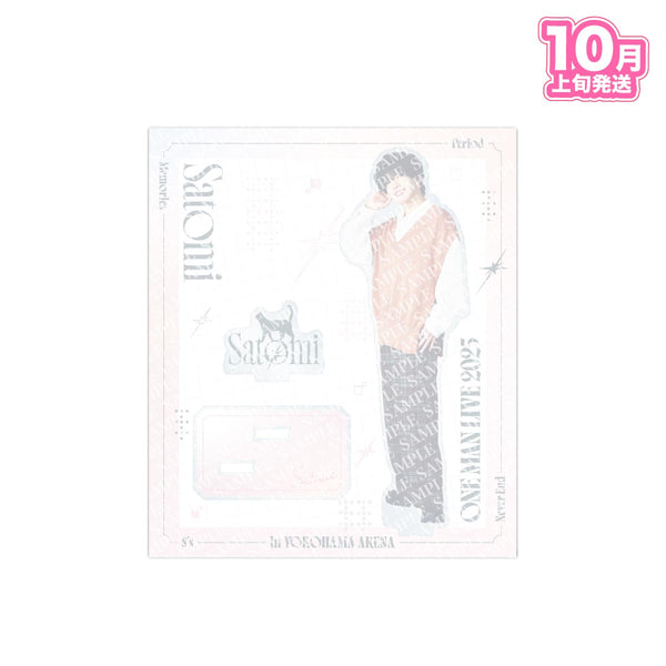 【10月上旬発送】さとみ アクリルスタンド(Satomi ONE MAN LIVE 2025 ver./Type B)＜受付期間：～9/15＞