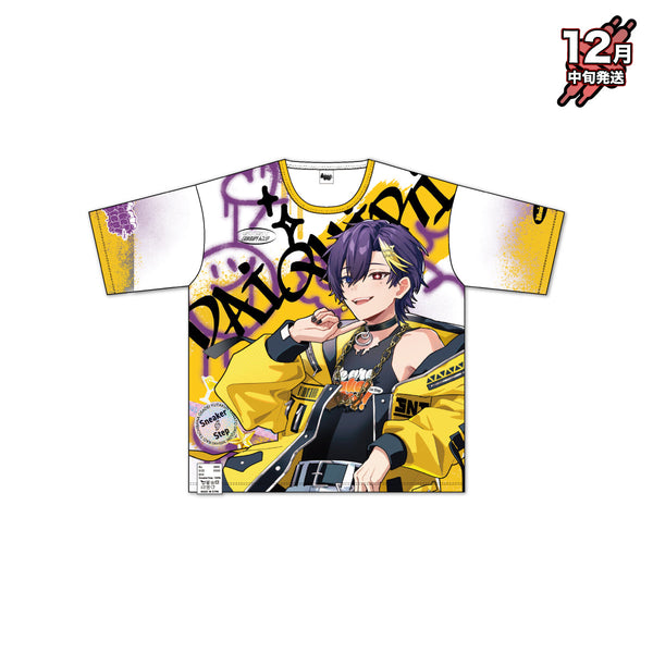 【12月中旬発送】すにすて - SneakerStep フルグラフィックTシャツ(We are SneakerStep! -1st Step- ver./だいきり)＜受付期間：～12/7＞