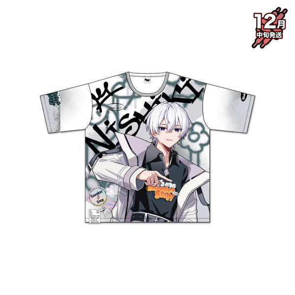 【12月中旬発送】すにすて - SneakerStep フルグラフィックTシャツ(We are SneakerStep! -1st Step- ver./にしき)＜受付期間：～12/7＞