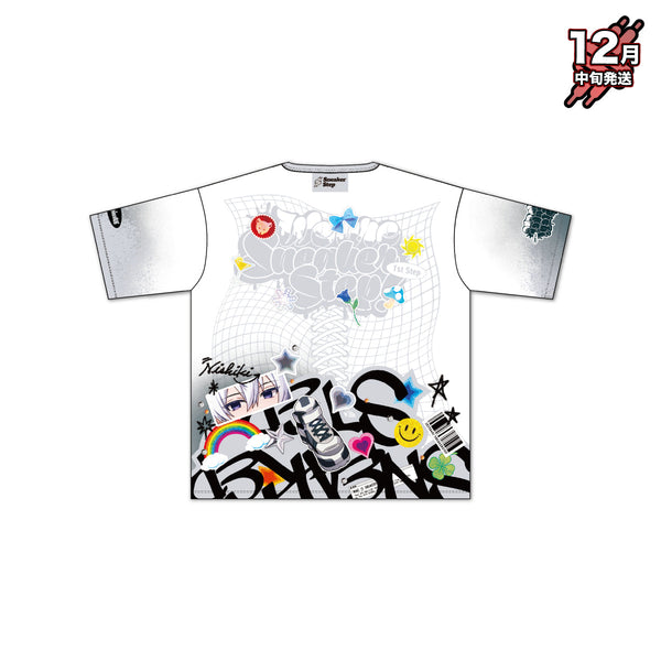 【12月中旬発送】すにすて - SneakerStep フルグラフィックTシャツ(We are SneakerStep! -1st Step- ver./にしき)＜受付期間：～12/7＞