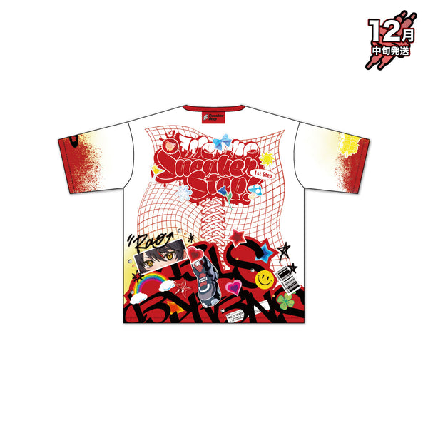 【12月中旬発送】すにすて - SneakerStep フルグラフィックTシャツ(We are SneakerStep! -1st Step- ver./らお)＜受付期間：～12/7＞