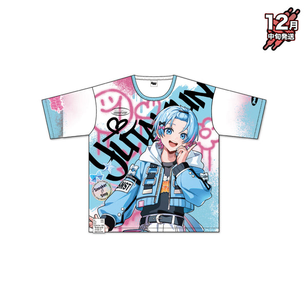 【12月中旬発送】すにすて - SneakerStep フルグラフィックTシャツ(We are SneakerStep! -1st Step- ver./ゆたくん)＜受付期間：～12/7＞