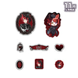 【11月上旬発送】すとぷり ステッカーセット(NOIR COLLECTION ver.!!/莉犬)＜受付期間：～10/25＞