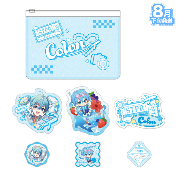 【8月下旬発送】すとぷり スライダーポーチ＆ステッカーセット(Summer Trip ver.!!/ころん)＜受付期間：～8/17＞