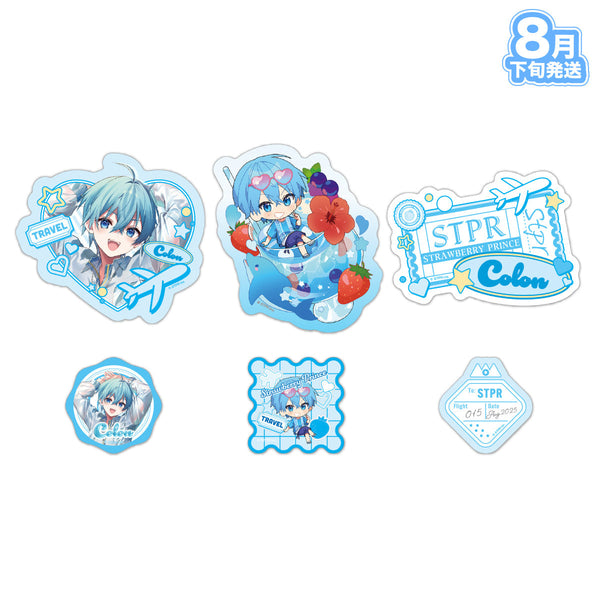 【8月下旬発送】すとぷり スライダーポーチ＆ステッカーセット(Summer Trip ver.!!/ころん)＜受付期間：～8/17＞