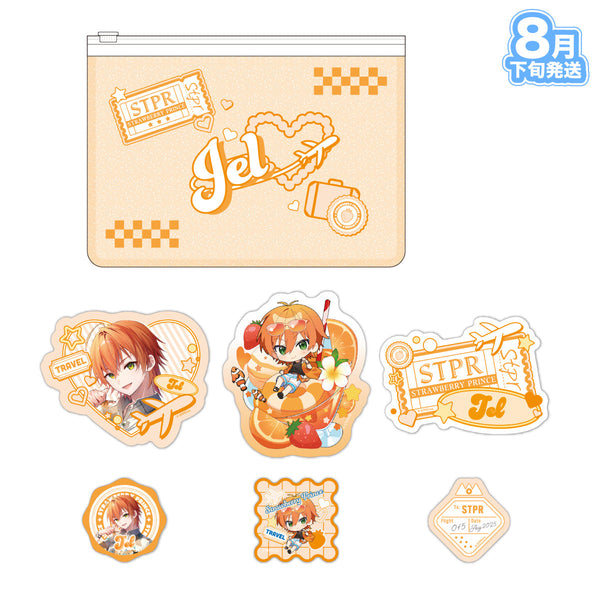 【8月下旬発送】すとぷり スライダーポーチ＆ステッカーセット(Summer Trip ver.!!/ジェル)＜受付期間：～8/17＞