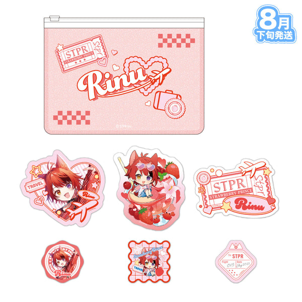 【8月下旬発送】すとぷり スライダーポーチ＆ステッカーセット(Summer Trip ver.!!/莉犬)＜受付期間：～8/17＞
