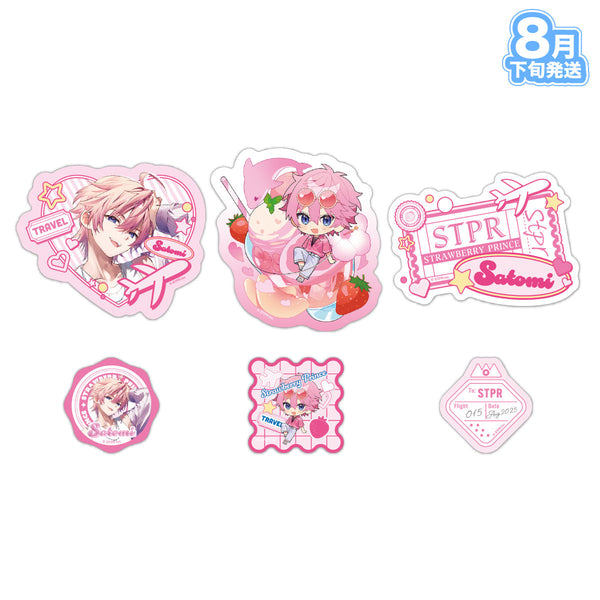 【8月下旬発送】すとぷり スライダーポーチ＆ステッカーセット(Summer Trip ver.!!/さとみ)＜受付期間：～8/17＞