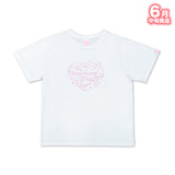 【6月中旬発送】すとぷり リボンハートロゴTシャツ(さとみ)＜受付期間：～6/8＞