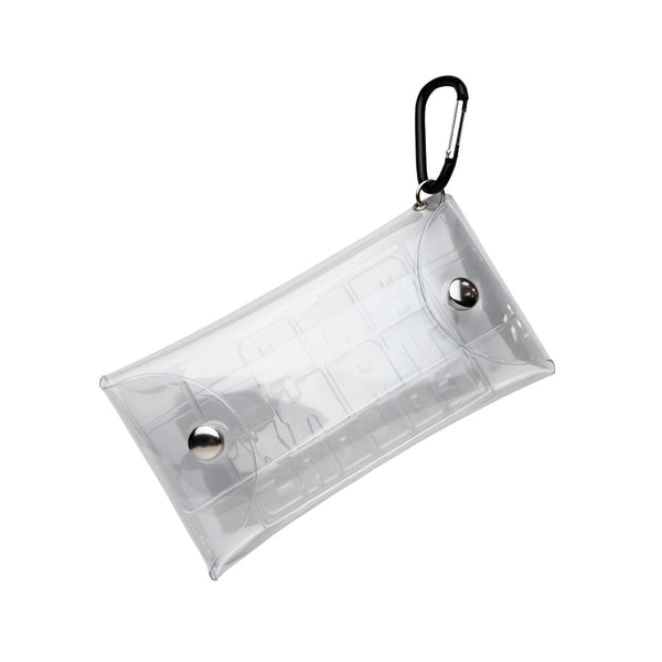 AMPTAKxCOLORS エンボスクリアケース