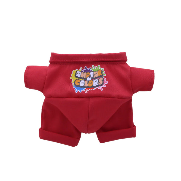 AMPTAKxCOLORS おすわりぬいぐるみ用 おきがえコスチューム(AMPTAKxレインボーロード中77% ver./あっと)