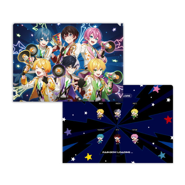 AMPTAKxCOLORS A4クリアファイル(AMPTAKxレインボーロード中77% ver./A TYPE)