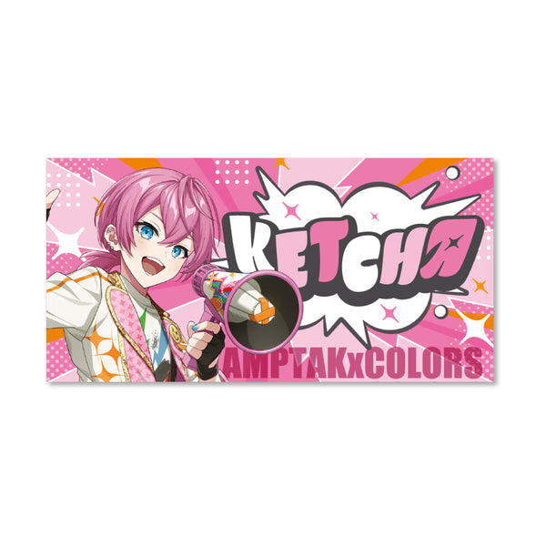 AMPTAKxCOLORS ピクチャータオル(AMPTAKxレインボーロード中77% ver./けちゃ)